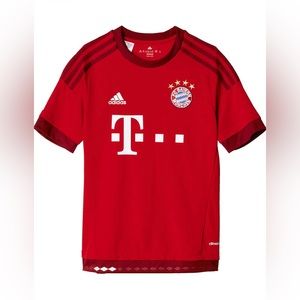 adidas Bayern Munich Youth Home Jersey (Red)